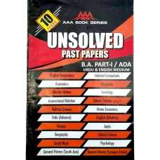 10 years Unsolved Papers for ADA/BA part 1 by AAA Book Series